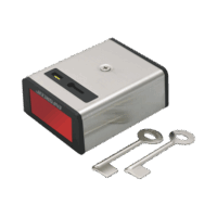 SS078Q-p.png Botón de Pánico Enclavado / Restablecimiento Manual con Llave / Normalmente Abierto / Cubierta Metálica /