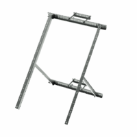 SSPBLV5-p.png Montaje para Panel Solar de Poste o Torre Galvanizado Electrolítico (Ver Compatibilidad).