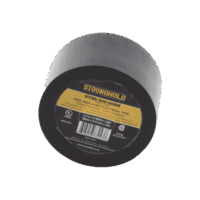 Cinta Eléctrica STRONGHOLD Para Aislar, de PVC, Trabajo Pesado Eléctrico (UV, abrasión, aceite, corrosión), Grosor 0.21 mm (8.5 mil), Ancho 50 mm, y 20 m Largo, Uso Int./Ext., Color Negro. Superior a cinta Super 33