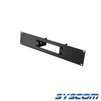 STF718180det.jpg Tapa frontal de aluminio para radios TK7180/8180 uso en rack estándar de 19"