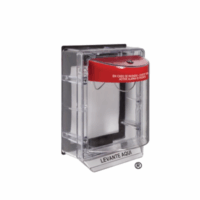 STI3150ES-p.png Cubierta Protectora, para climas húmedos, sin sirena, con espaciador, Texto en español