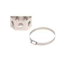 STS312det.jpg Adaptador de sujetadores de presión. Instalación en un tubo con diámetro de 1" a 2". Paquete de 10 piezas