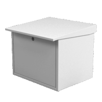 SVR1419G-p.png Gabinete para resguardo de baterías (hasta dos baterías PL110D12). Lámina Galvanizada.