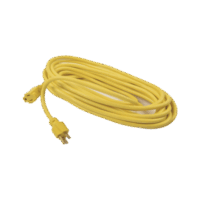 SYS136173-p.png Extensión eléctrica de uso rudo aterrizada 10 metros / 127 V CA 10 A Máximo / Color Amarillo.