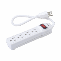 SYS136200-p.png Multicontacto con cable 30 cm. 4 tomas 127 Vca línea, tierra, neutro 15 A max.