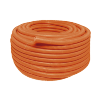 SYS136855-p.png Manguera flexible Reforzada 1" x 50 m /Polietileno Alta Densidad HDPE/ Sin guía /Resistente a Intemperie.