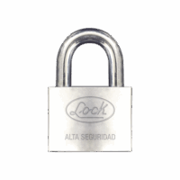 SYSLCAC60-p.png Candado de hierro alta seguridad con llave de disco/ Acabado Cromado/ Llaves Abloy/ Medida de Horquilla 50 mm.