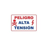 SYSLETdet.jpg Letrero de peligro para cercas electrificadas, de alta durabilidad (21 x 13 cm)