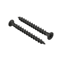 Tornillo - Pija Multiusos fosfatizada #10 x 1", Bolsa con 100 piezas.