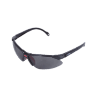 Lentes de seguridad modelo "Orión" negro, armazón de plástico.