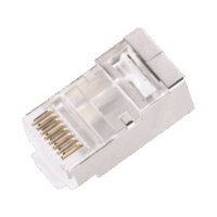 TC6S-p.png Conector RJ45 para Cable FTP/STP Categoría 6 - Blindado