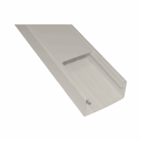 TEK100M-p.png Canaleta con tapa en color Marfil de PVC auto extinguible 100 x 52 x 2500mm (5501-04250)