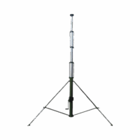 Mástil Telescópico Retraible Manual de 12 metros con Accesorios. Incluye Tripie.