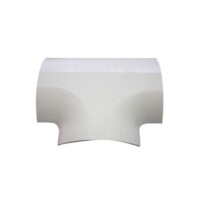 THTMC4FT_det.jpg Sección en "T" color blanco de PVC auto extinguible para canaleta DMC4FT (9440-02001)