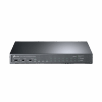 TLSL1311MP-p.png Switch PoE+ No Administrable De Escritorio 11 Puertos / 8 puertos 10/100 Mbps PoE af/at Inteligiente / Presupuesto 124 W / Hasta 250 metros