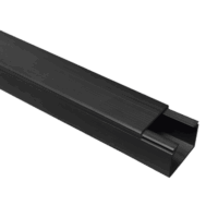 TMK1720CCN-p.png Canaleta TMK 1720 Color Negro con Cinta Adehsiva, 5 Ft. De Largo (1.5 m), Para uso en Exterior con Bajo Voltaje (5201-21362)