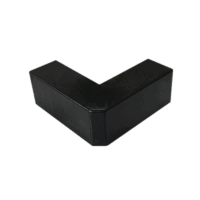 TMK1720EEN-p.png Esquinero Exterior Color Negro de PVC Auto Axtinguible, Para Canaleta TMK-1720-N-CC (5210-02003)