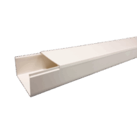 TMK4577-p.png Canaleta TMK-4577 Color Blanco de PVC rígido Auto Extinguible, para uso en interiores, con un largo de 2.5 metros (5500-01250)