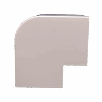 TMK4577EE-p.png Esquinero Exterior Color Blanco de PVC Auto Axtinguible, Para Canaleta TMK-4577 (5510-02001)