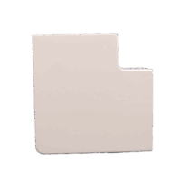 TMK4577L-p.png Sección en "L" Color Blanco de PVC Auto Extinguible, Para Canaleta TMK-4577 (5530-02001)