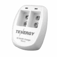TN141-p.png Cargador rápido de 2 compartimientos para baterías Ni-MH; Aplicable en baterías de 9 V