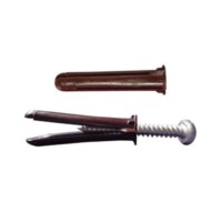 TP2BKIT.jpg Paquete de 10 taquetes café 1 3/4" y 10 tornillos 10mm x 1 3/4" (1104-05002)