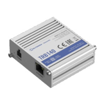 TRB140-p.png Router Industrial LTE 4G, con 1 puerto Ethernet 10/100/1000Mbps Gigabit