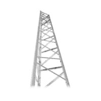 Torre Autosoportada de 64 ft (19.5m) Titan T200 Galvanizada (incluye anclaje).
