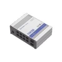 TSW200-p.png Switch Industrial No-Administrable 8 puertos Gigabit PoE 802.3af/at, 2 puertos SFP