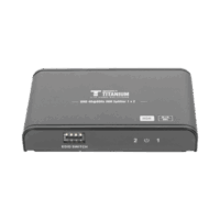 TT312HDRV2.0-p.png Divisor (Splitter) HDMI 4K de 1 Entrada a 2 Salidas (Simultaneas) / Soporta 4K×2K / Ajuste de resoluciones EDID / HDR / HDMI 2.0 / HDCP 2.2 / Soporta formatos de Audio Dolby Digital / Longitud del cable de entrada y salida ≤10m.