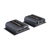 TT372EDID-p.png Kit Extensor HDMI para distancias de 50 metros / Soporta resoluciones 720 y 1080P @ 60 Hz / Cat 6, 6a y 7 / Salida Loop en el Tx para visualización local / Configuración EDID / Soporta control remoto del equipo fuente / Alimente solo el Tx