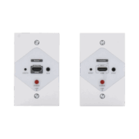 TT372W-p.png Kit Extensor HDMI en PLACAS DE PARED para distancias de 40 metros / Resolución 1080P @ 60 Hz / Cat 6/6A/ 7 / HDR/ Cero Latencia / Soporta Control Remoto / Placa de pared de 2.74 x 4.49” (tamaño estándar de EE.UU.).