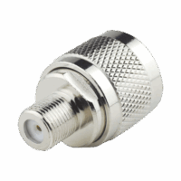 TTCON540-p.png Adaptador N Macho a F Hembra , Niquel/ Oro/ Teflón,