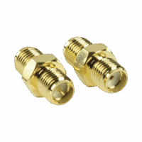 TTCOUSMARPFSF-p.png Adaptador en Línea de Conector SMA Hembra Inverso a SMA Hembra, Oro/ Oro/ Teflón,