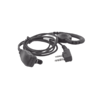 Micrófono de solapa con audífono ajustable al oído para KENWOOD TK3230/3000/3402/3312/3360/3170,NX240/340/220/320/420, TKD240/340 TX-300M-K01 TX-300M-K01