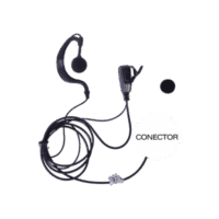 Micrófono - audífono de solapa ajustable al oído para KENWOOD TK3230/ 3000/ 3402/ 3312/ 3360/ 3170, NX240/ 340/ 220/ 320/ 420 TXEHK TXEHK