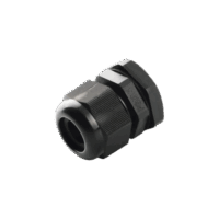 Conector Plástico Negro Tipo Glándula para Cable de 3.5 a 6 mm de Diámetro.