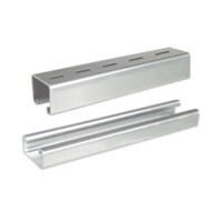 UNL4X2U30EZ.jpg Unicanal liso 4x2 cm, 3000 mm de Longitud, con acabado ElectroZinc