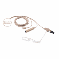 Kit de Micrófono-Audífono profesional de 3 cables para KENWOOD NX-200/300/410, TK-480/2180/3180