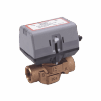 VC4013AM1000T-p.png Válvula 3/4 De 2 Vías Conexión de rosca BSPT Con actuador que trabaja de 200 a 240V