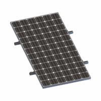 VEKTORMINIKIT1X1-p.png Kit De Minirieles Para Panel Solar Arreglo 1X1 Para Instalación Plano En Lámina