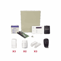 VISTA48LAPLUS_6160RF-p.png Kit inalámbrico / Panel VISTA48LA con teclado 6160RF receptor inalámbrico / 3 contactos 5816 / 2 PIR 5800PIR / 1 Llavero inalambrico Bateria y Transformador