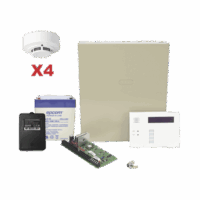 VISTA48LASMK_6160RF-p.png Kit de Panel de Alarma VISTA48LA con Gabinete, Batería y Transformador / 4 Sensores de humo