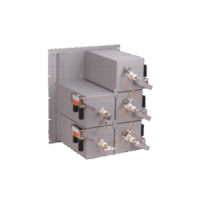 Combinador 440-510 MHz, para 5 Canales, 125 Watt, 300 KHz (min.) de Sep. Tx-Tx, 2 Aisladores N Hembra.