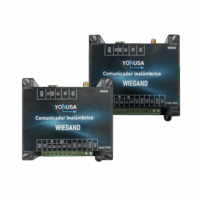 WIE01-p.png Convertidor de lectora para control de acceso (cableado a inalámbrico) / 1 Wiegand / 2 Relevadores / 2 Entradas / Hasta 1.6 KM de distancia