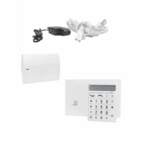 WIP630K-p.png Panel de Alarma con Receptor Inalámbrico, fuente de poder, se puede monitorear con video verificación en software Frontel