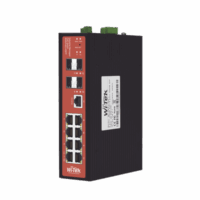 WIPMS312GFI-p.png Switch Industrial 8 puertos / Administrable PoE / Puerto 1-2 PoE 24V/48V / Puertos 3-8 puertos 802.3 af/at/bt / Presupuesto máx 240 W