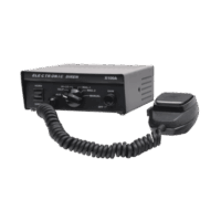 Sirena Vehicular de 100W de Potencia, Con Switch Giratorio de 6 posiciones y Micrófono Integrado de Uso Rudo