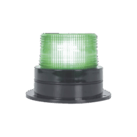 X126G-p.png Burbuja Brillante de Larga Vida Útil, con 8 LEDs Color Verde, Domo Verde