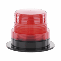 X127R-p.png Burbuja Brillante de Larga Vida Útil, con 8 LEDs Color Rojo, Domo Rojo, 110 Vca